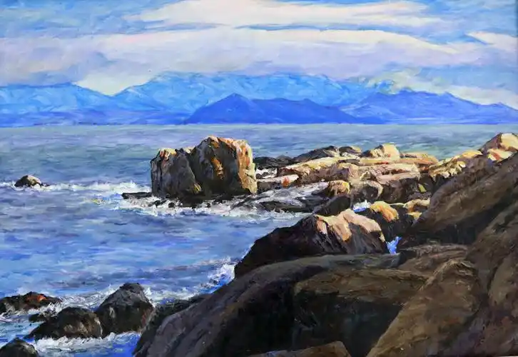 军旅画家白呼和油画作品欣赏