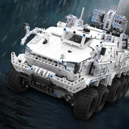 小米onebot流浪地球运兵车白色典藏cn171拼装积木塑料积木