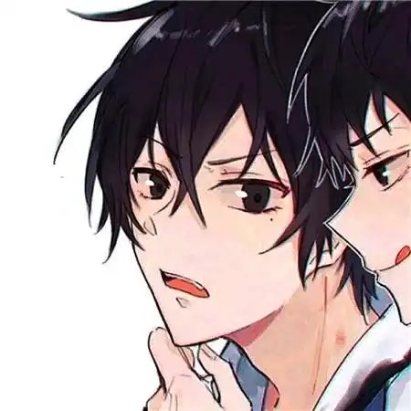 二人兄弟专属头像 高清一人一半的头像一左一右兄弟配对图片_基友男生