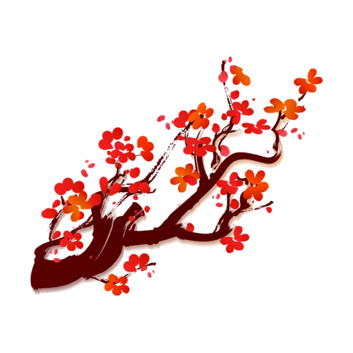 水墨梅花图片大全