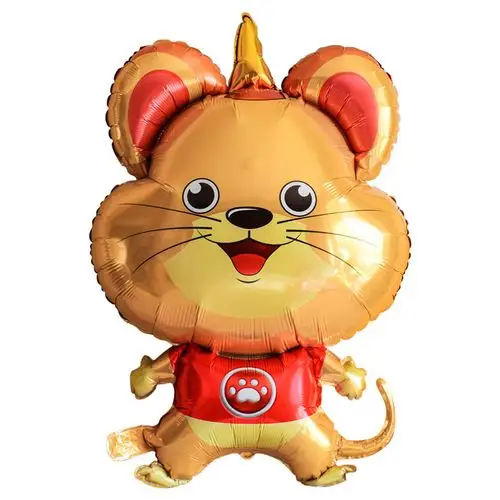 气球节日装饰品幼儿园活动商场布置鼠年吉祥物小老鼠气球