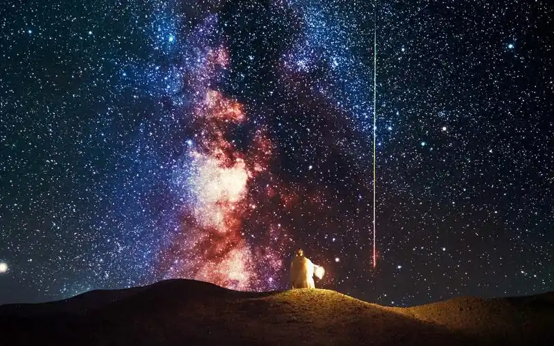 极致浪漫的流星雨你想和谁一起看4k