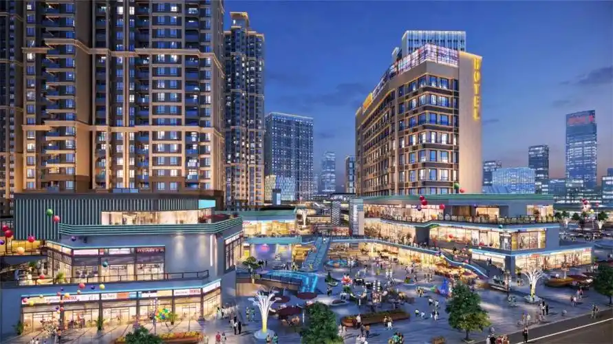 二期商业街效果图