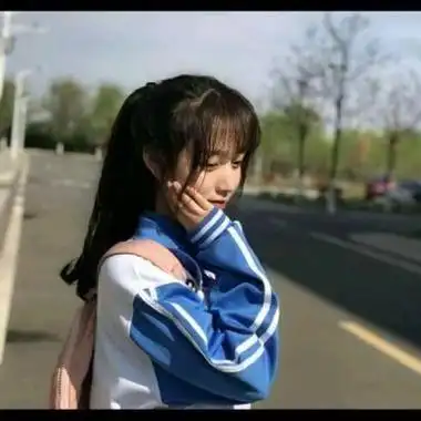 女生学生穿校服小清新qq头像校服控女生头像