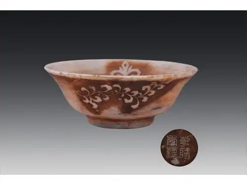 578 汉白玉莲花碗_2015年香港万融国际秋季艺术品拍卖会_香港万融_易