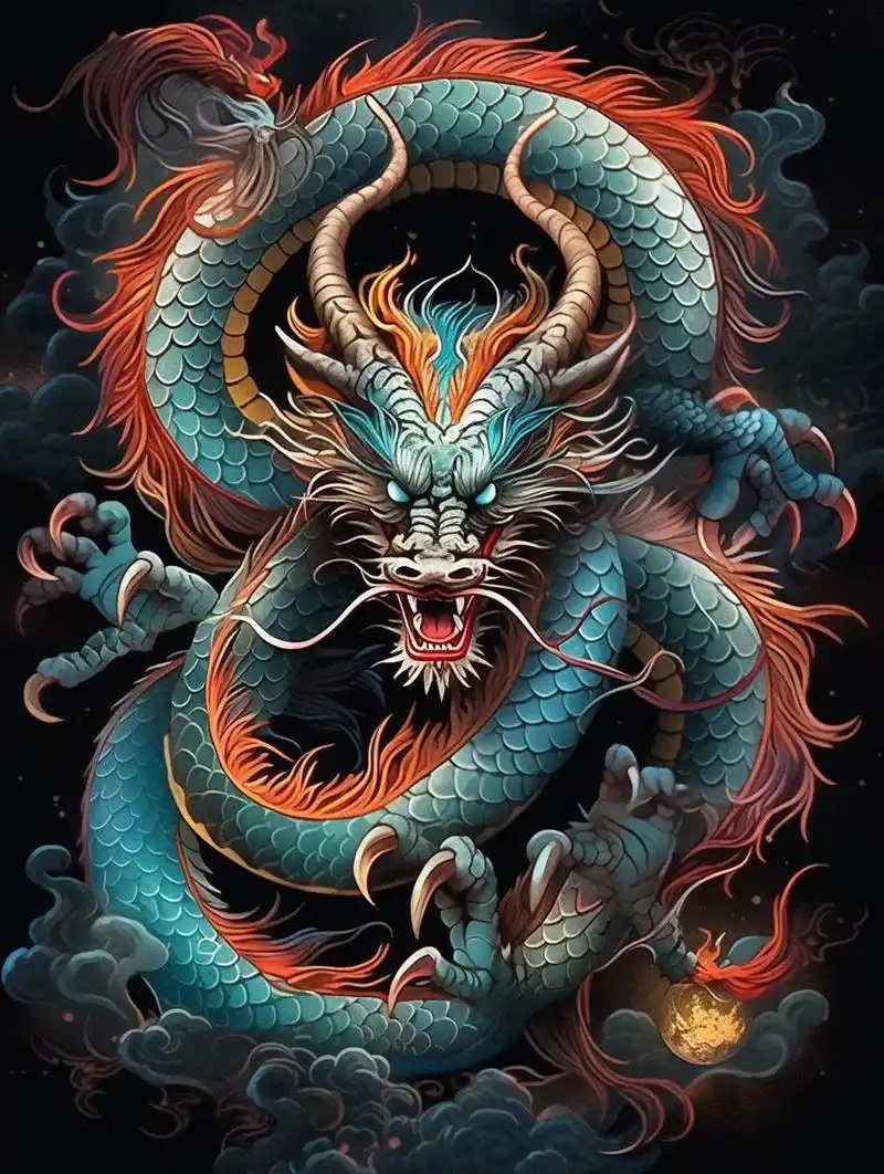 中国龙壁纸,中国人具有龙的精神,龙的气魄