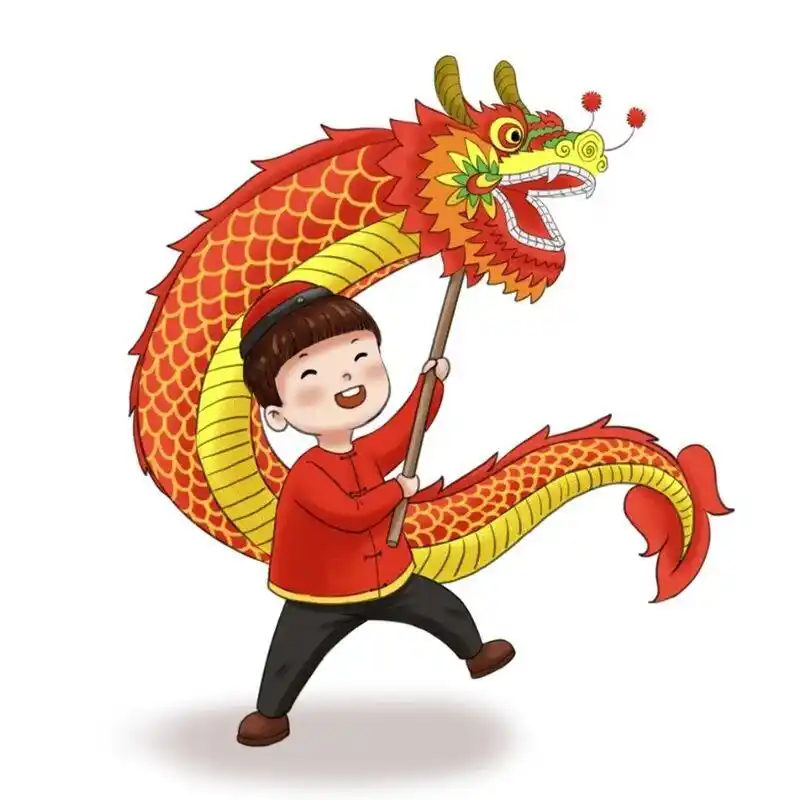 免抠元素 | 节日"舞龙"素材(74) 龙是古老的图腾,象征祥瑞 传说龙能行