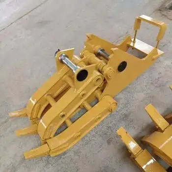 挖机改装机械夹子挖掘机改装夹废铁夹安装吻合支持定做