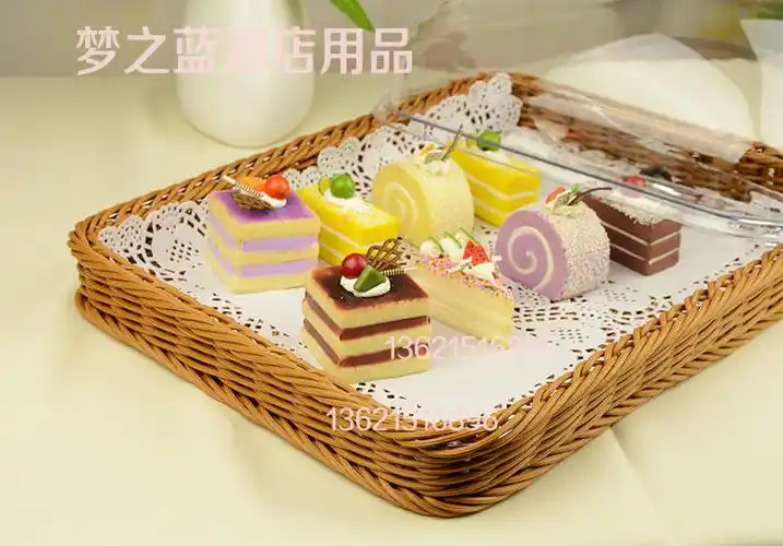 包邮长方形面包蛋糕点心托盘带透明食物罩寿司蛋挞展示盘水果盘