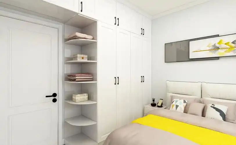 欧式风格卧室衣柜装修设计图片