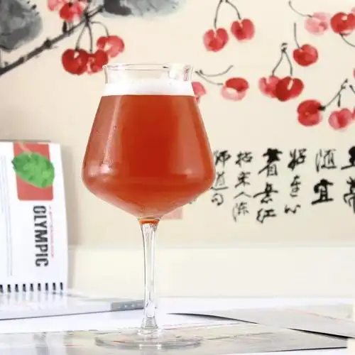 终于有一种精酿香甜可口纯正果啤樱桃小麦啤酒