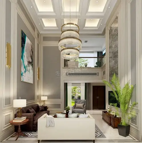 巴南天古装饰恒大城洋房顶跃户型设计改造方案效果图