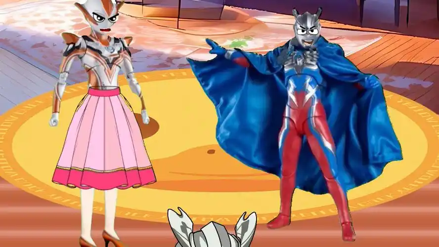 小赛罗奥特曼吃保护眼睛的蓝莓叶黄素软糖,被妈妈误会了