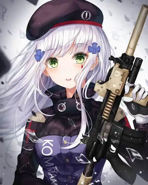 hk416gongha的少女前线插画图片