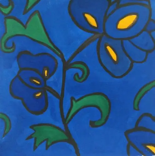 长治学院师范分院中文系1751班学生作业(色彩基础图案)