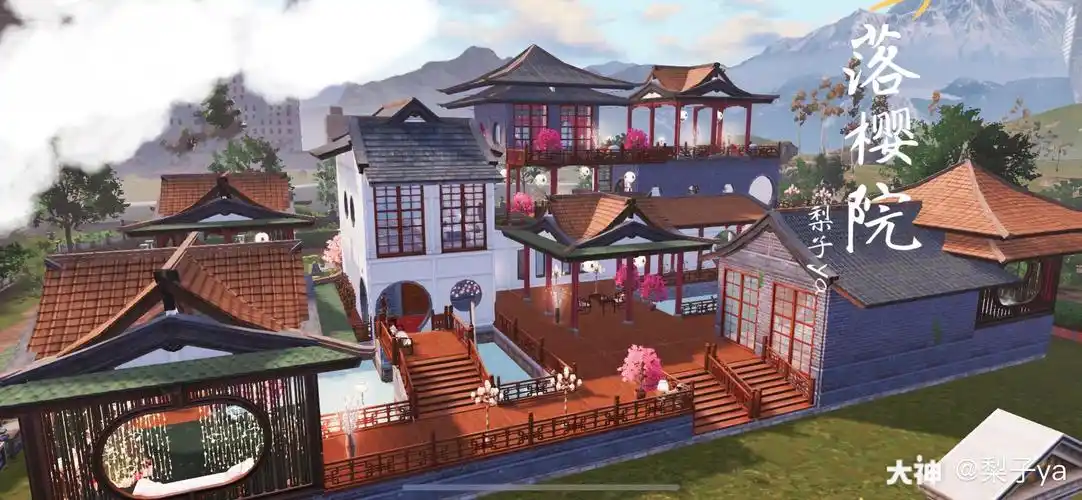 古风 双人地基 喜欢的记得点赞关注ya #末日建筑学院##明日双人建筑