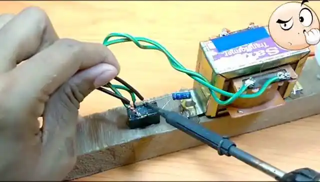 做一个简单的220v逆变器,在家里没有任何ic,晶体管