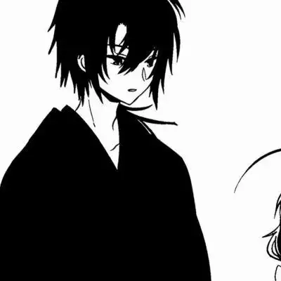 漫画男女情头一左一右好看高清图片