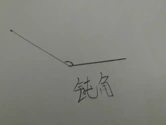 钝角:大于90度而小于180度的角.