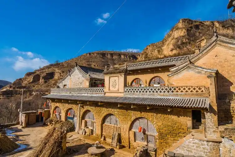 《陕西延安党氏庄园 窑洞》