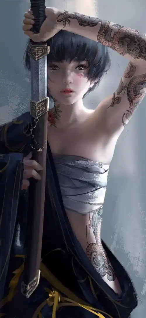 性感尤物wlop大神绘制的动漫壁纸合辑