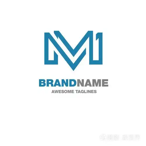 创意字母 m 标志