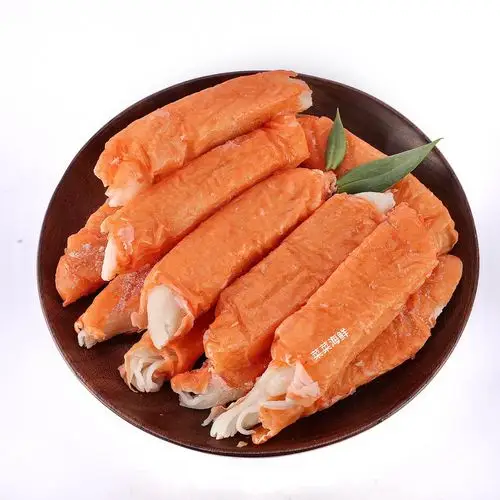 菜菜海鲜日本原装进口v型蟹柳81.49%鳕鱼肉含量 500g即食刺身寿司