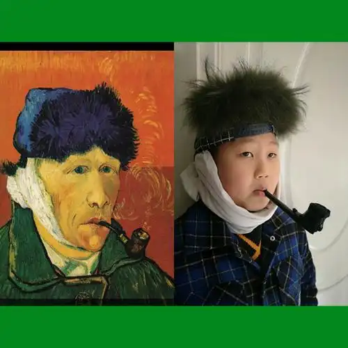 致敬经典,名画模仿秀 ——南充市三原实验学校三年级四班