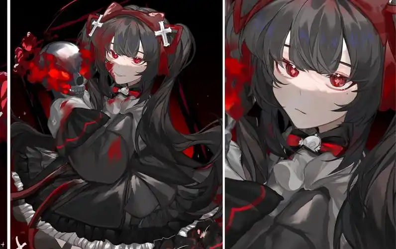 死神少女【绘画过程】_哔哩哔哩_bilibili