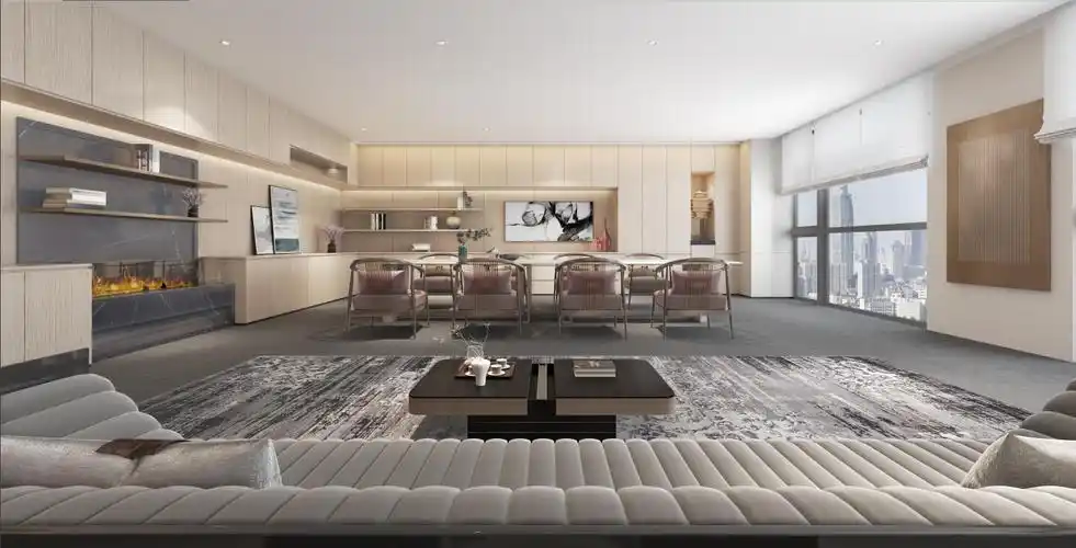 有不少企业的厂长(经理)办公室都建成套间,外间就安排接待室或秘书