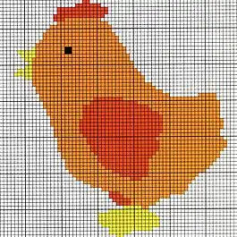 毛衫图案 小鸡 毛衣 免费素材