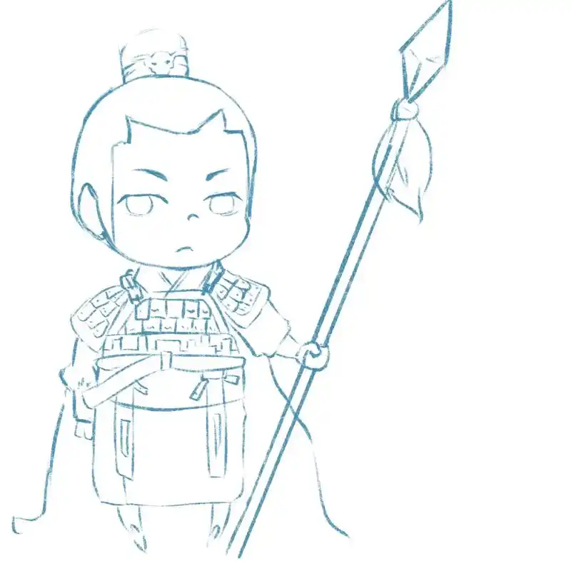 q版三国人物赵云