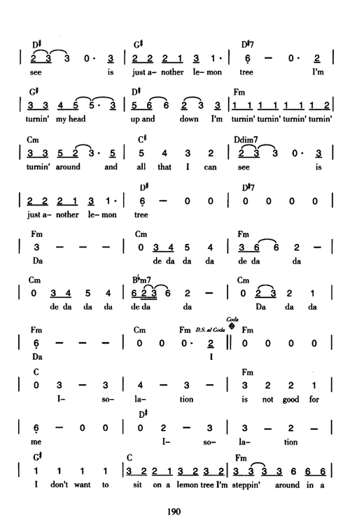 lemontree柠檬树简谱苏慧伦一秒带你回到恋爱的夏天