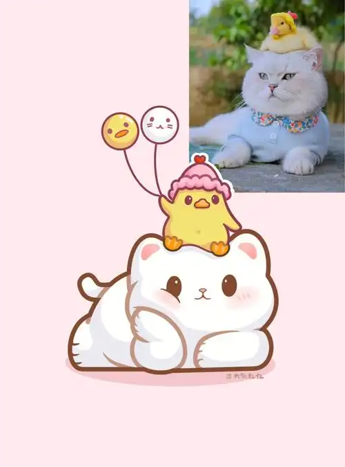 头像分享我在闲卧你在闲坐卡通小动物