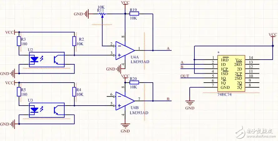 d触发器辨向电路不起作用,求各位大神帮忙看看 - 电路设计论坛 - 中国