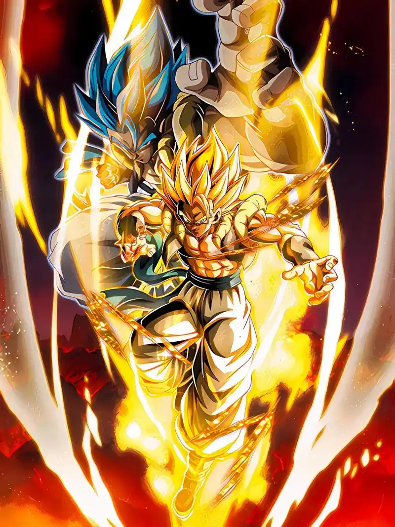 龙珠素材分享|融合战士 悟吉塔登场 dokkan9周年活动人物 马甲男孩悟