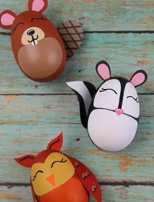 在鸡蛋上画画充满童趣大人孩子都喜欢diy创意手工