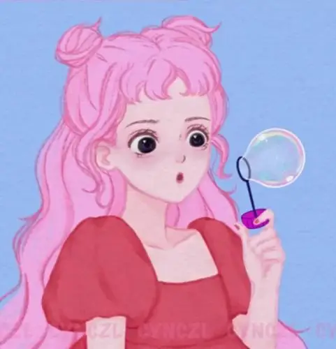 叼着奶瓶的小仙女