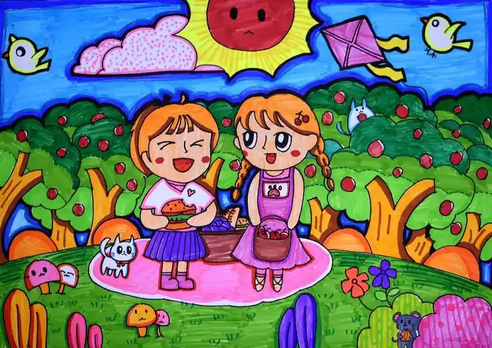 图集东莞300名小学生用画笔展示心中的美好生活