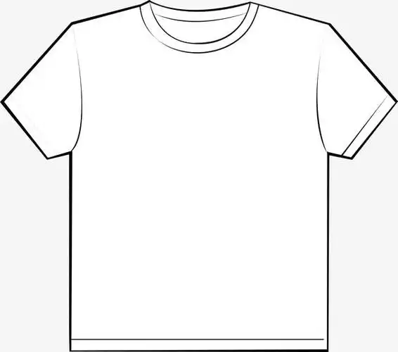 短袖服装手绘素材图