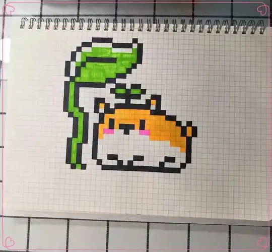 手帐和简笔画界的模范本用途真的广哈哈哈网格本手绘爱心简笔画图片