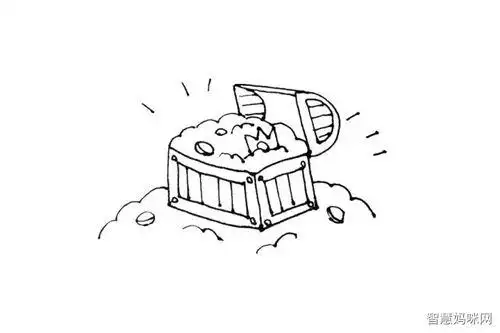 小学生画宝箱简笔画