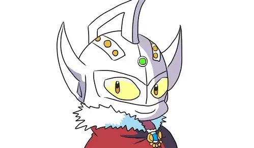 可爱的q版泰罗奥特曼头像儿童卡通简笔画