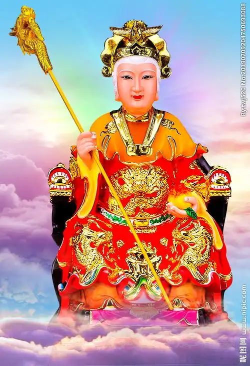 泰山奶奶碧霞元君图片