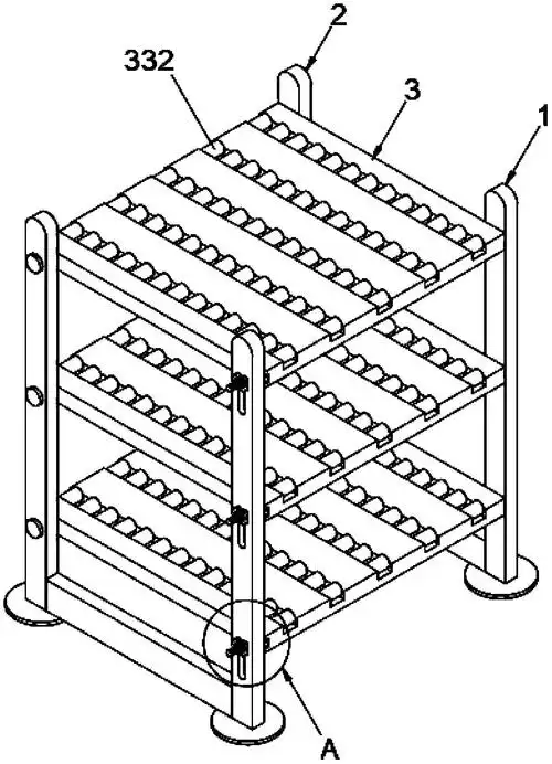 一种便于移动的流利式物流货架-爱企查