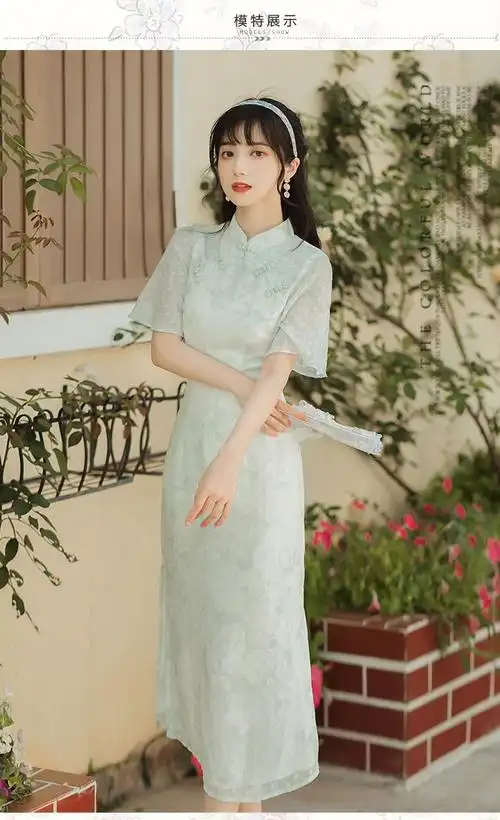 好看的旗袍推荐25款穿出气质的少女旗袍