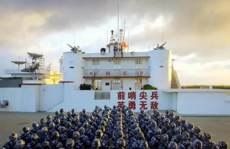 南海舰队官兵纪念314海战