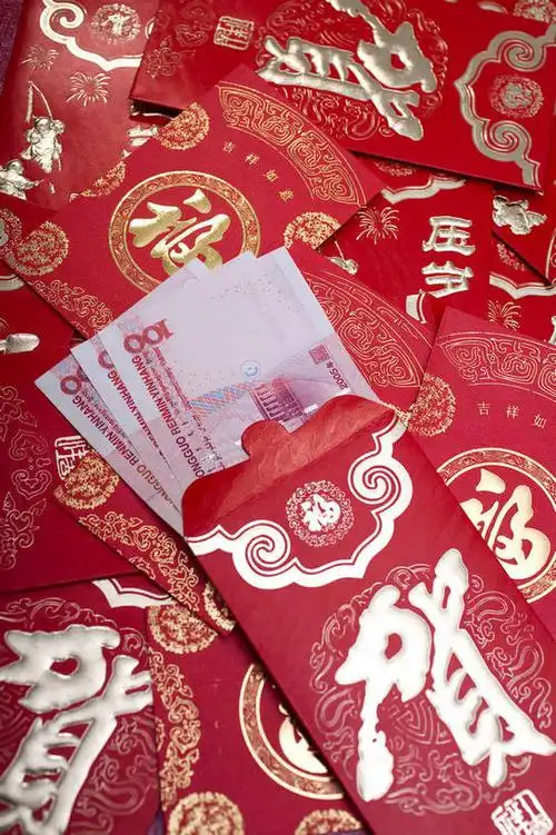 无人,竖图,彩色,室内,钱,人民币,静物,中国,春节,许多,风俗,节日,庆祝