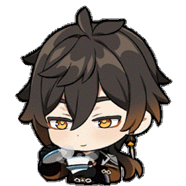 官方表情包动图改[钟离]-原神社区-米游社