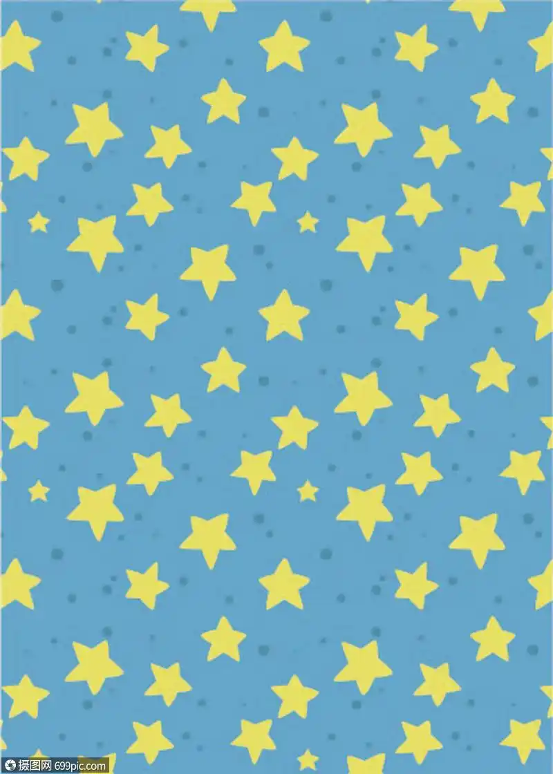 国外卡通星星矢量星星填充ai背景